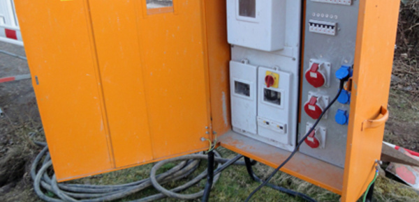 Baustrom bei Polster Elektrotechnik in Möhrendorf