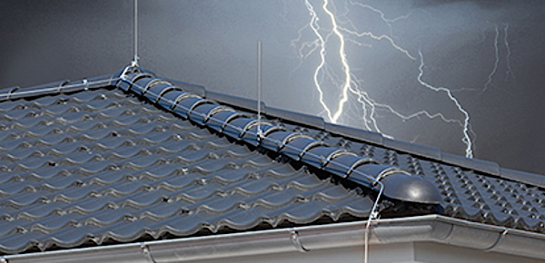Äußerer Blitzschutz bei Polster Elektrotechnik in Möhrendorf